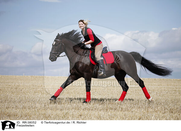 Freizeitreiten / riding woman / RR-38052