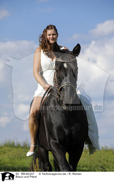Braut und Pferd / RR-90247