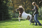 Diana Krischke mit Shetland Pony