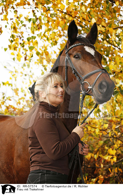 Frau mit Trakehner / woman with Trakehner / RR-57574
