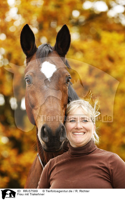 Frau mit Trakehner / woman with Trakehner / RR-57589