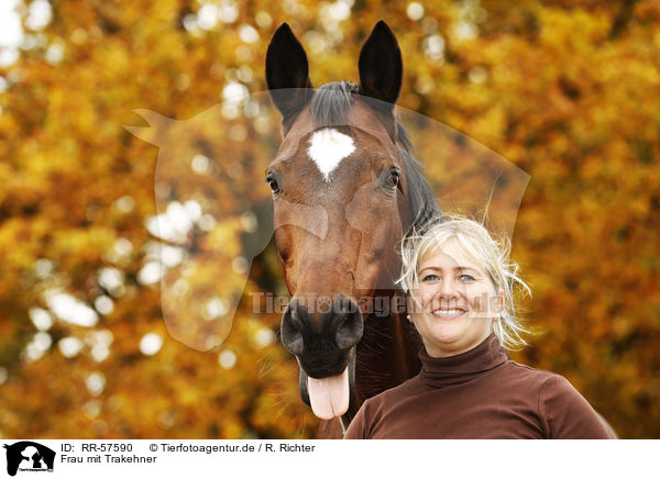 Frau mit Trakehner / RR-57590