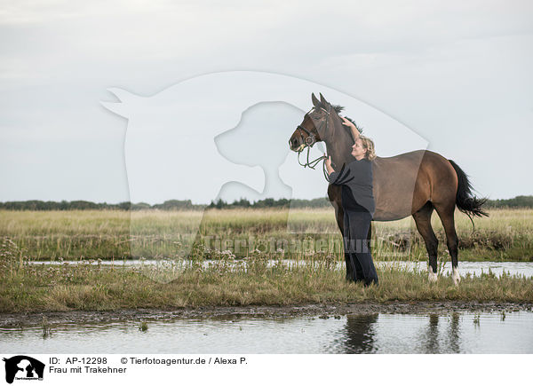 Frau mit Trakehner / woman with Trakehner / AP-12298