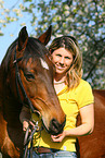 Frau und Warmblut