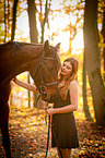 Frau und Warmblut