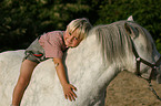 Junge und Pony