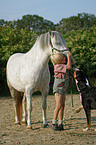 Junge und Pony