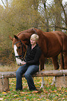 Frau mit Westfale