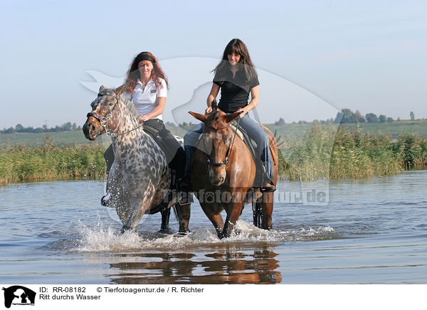 Ritt durchs Wasser / Leisure rider / RR-08182