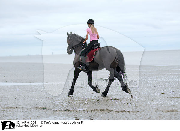 reitendes Mdchen / riding girl / AP-01054