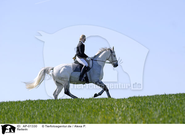 Reiterin / riding woman / AP-01330