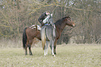 reiten mit Handpferd