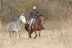 reiten mit Handpferd