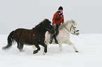 reiten mit Handpferd