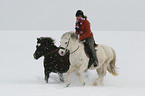 reiten mit Handpferd