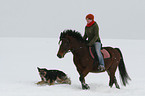 reiten im Schnee