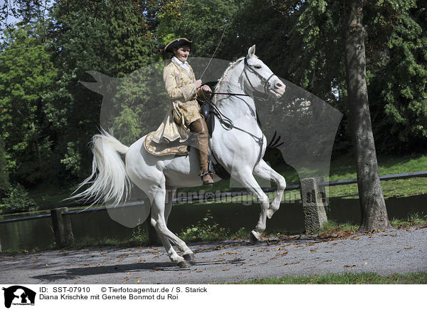 Diana Krischke mit Genete Bonmot du Roi / SST-07910