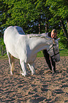 Frau mit Friesenmix