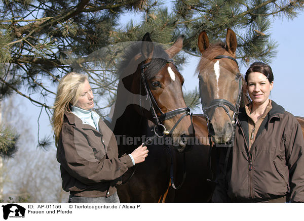 Frauen und Pferde / horses & womans / AP-01156