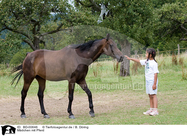 Mdchen mit Pferd / BD-00646