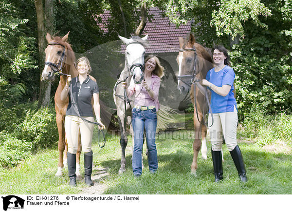Frauen und Pferde / woman and horses / EH-01276