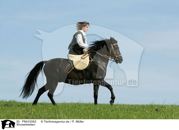 Showeitreiten / show riding / PM-03062